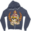 rebel for life Zipper Hoodie