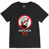 Impeach 45 Stop Trump V-Neck Tee