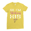 I Stole His Heart Ladies Fitted T-Shirt