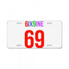 tekashi 6ix9ine  gummo 69 License Plate