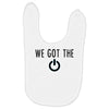 we got the power 4 Baby Bibs