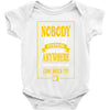 nobody exists on purpose Baby Onesie