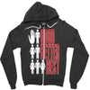 rude good better best, ideal birthday gift or present Zipper Hoodie