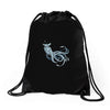 sea emperor transparent buffalo Drawstring Bags