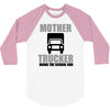 mother trucker doing the school run 3/4 Sleeve Shirt