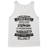Super Cool Stepmom Of A Freaking Awesome Granddaughter Tank Top