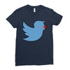 boy bird Ladies Fitted T-Shirt