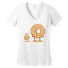 my mama gave me life! Women's V-Neck T-Shirt