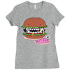 monster burger Ladies Fitted T-Shirt