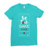 fuck sake Ladies Fitted T-Shirt