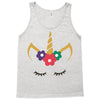 unicorn face Tank Top