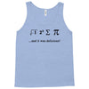 i ate sum pi t shirt s m l xl 2xl 3xl funny nerdy geeky college awesom Tank Top