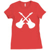 guitar gig concert tour band custom personal Ladies Fitted T-Shirt