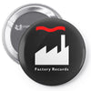 factory records   retro record label   mens music Pin-back button