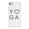 yoga heart iPhone 7 Case
