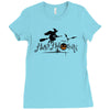 happy halloween Ladies Fitted T-Shirt