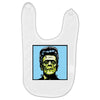 frankenstein pop art Baby Bibs
