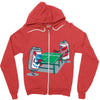 beer pong Zipper Hoodie