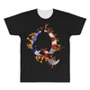 American Flag Q All Over Men's T-shirt