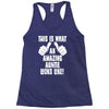this is what an amazing auntie looks like Racerback Tank