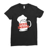 Beer Inside Ladies Fitted T-Shirt