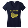 bananas Women's V-Neck T-Shirt
