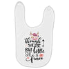 Tough She Be But Little She Is Fierce Baby Bibs