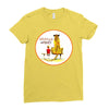 calvin hobbes Ladies Fitted T-Shirt