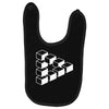 sheldon dreieck big bang theory triforce illusion 3d nerd fun usa Baby Bibs