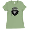 gorrila head military smoke Ladies Fitted T-Shirt