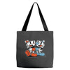 cuphead and mugman Tote Bags