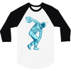 astronaut discus throwing 3/4 Sleeve Shirt