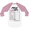 May Girl Facts Taurus 3/4 Sleeve Shirt