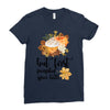 but first pumpkin spice Ladies Fitted T-Shirt