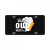 Butt Out Lung Cancer Awareness License Plate