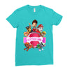paw patrol birthday girl Ladies Fitted T-Shirt