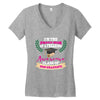 awesome glass of 2018 Women's V-Neck T-Shirt