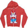 wild aztec monster Zipper Hoodie