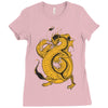bruce, the dragon Ladies Fitted T-Shirt