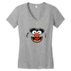 animal face Women's V-Neck T-Shirt