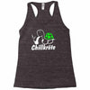 chillkr&ouml;te  fun kult shit bong marihuana joint smoke weed punk gras Racerback Tank