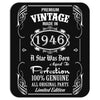 Premium Vintage Made In 1946 Mousepad