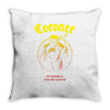 coroner punishment for decadence Throw Pillow