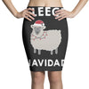 fleece navidad Pencil Skirts
