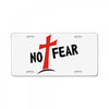no fear License Plate