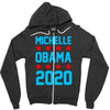 michelle obama 2020 Zipper Hoodie