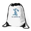 you complete me Drawstring Bags