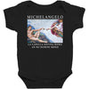 Michelangelo Creation of Adam Baby Bodysuit