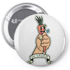 go vegan 6 Pin-back button