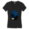 Mufasa and Simba Camp Women's V-Neck T-Shirt